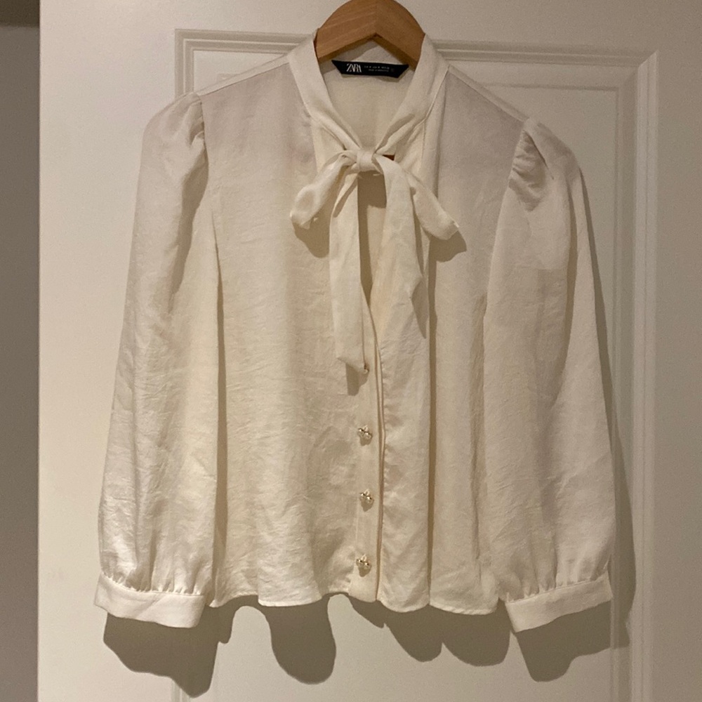 Zara - white long sleeve